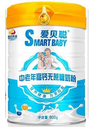 愛(ài)貝聰中老年高鈣無(wú)蔗糖奶粉