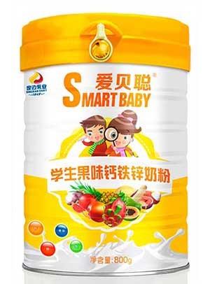 愛貝聰學(xué)生果味鈣鐵鋅奶粉